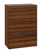 SIN 3 - 83Z kancelářská skříň, 3-zásuvková, 1120x800x400, ořech královský